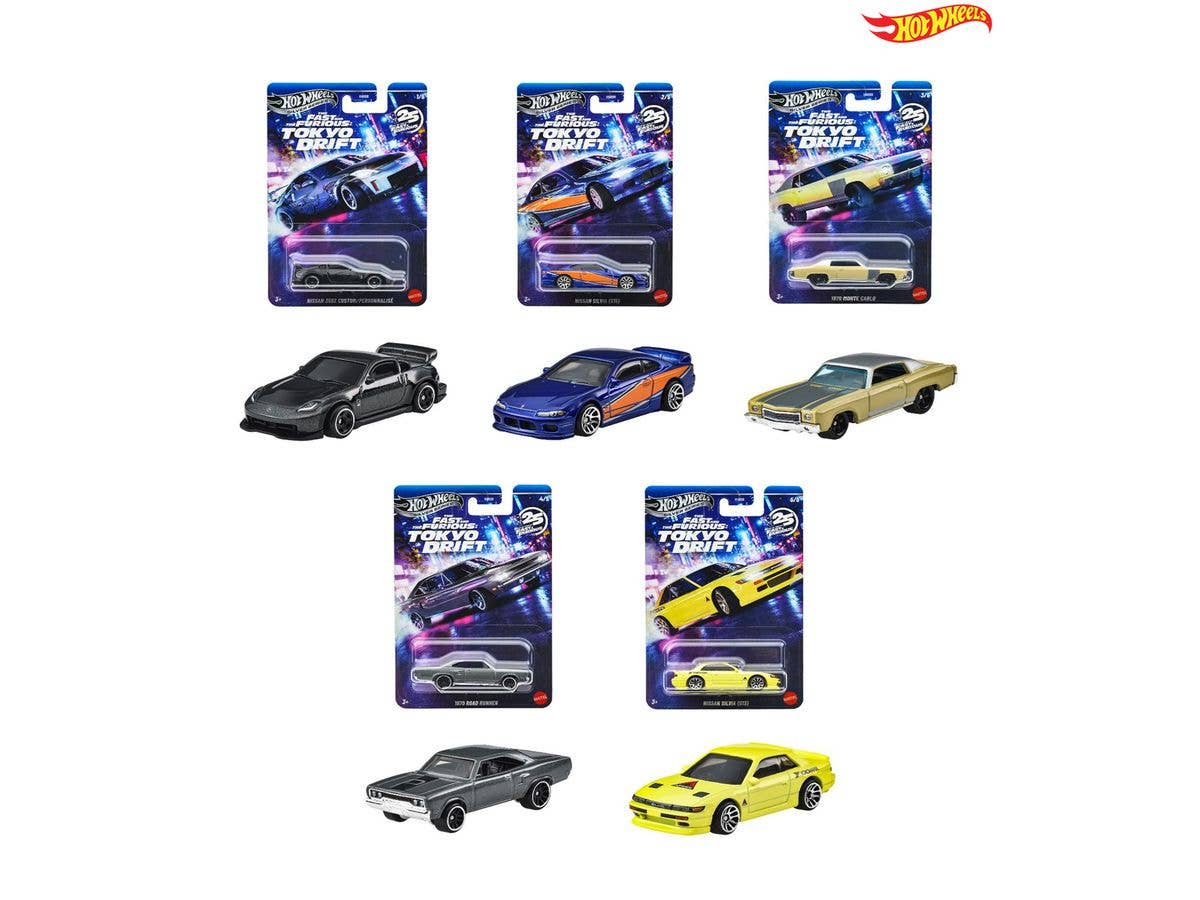 Hot Wheels Fast & Furious Theme Assortment - Tokyo Drift 1Box 10Pcs (Waiting List)