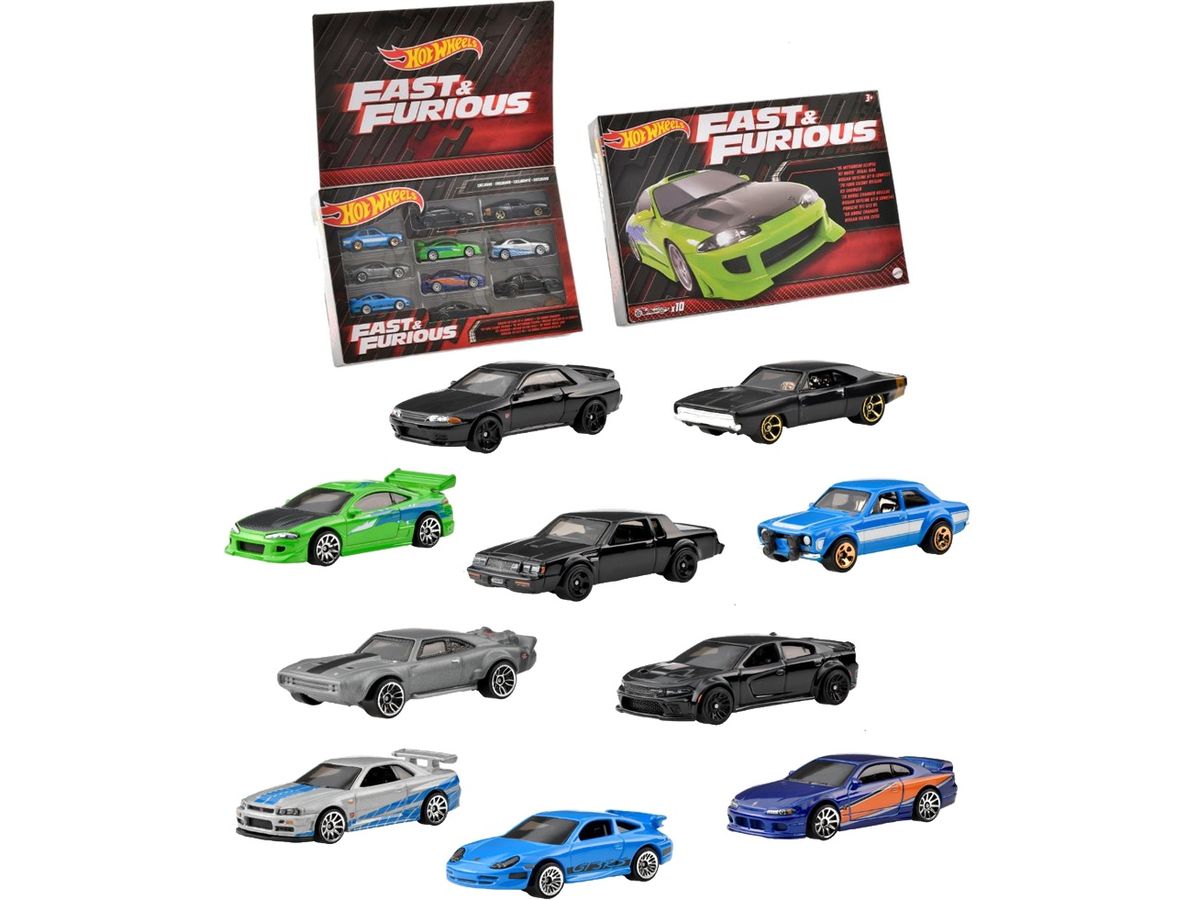 Hot Wheels 10 Car Pack The Fast and the Furious (HNT21)