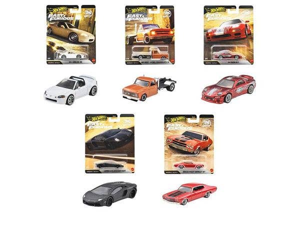 Hot Wheels Fast & Furious Premium Assortment: 1Box (10pcs) (Waiting List)