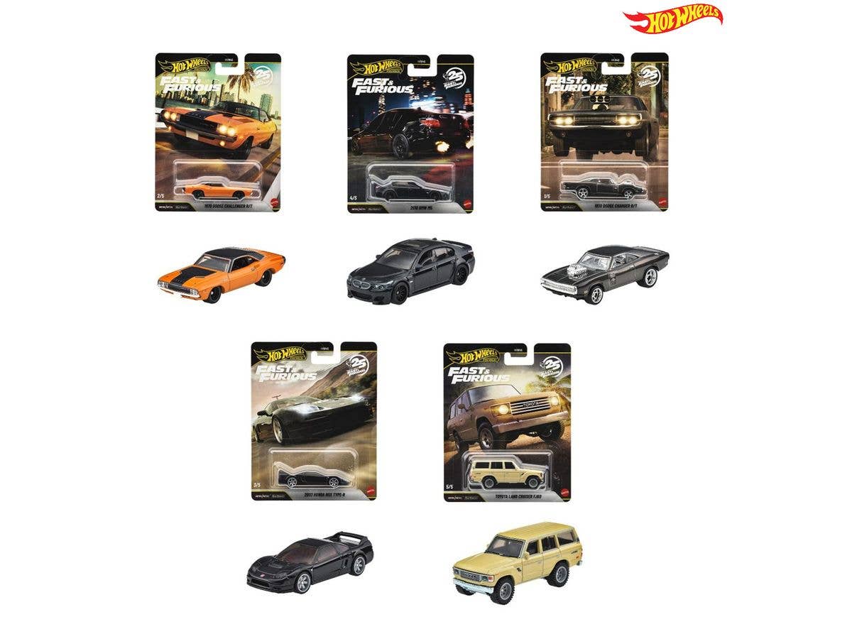 Hot Wheels Fast & Furious Premium Assortment 1 Box (10 pieces) (Waiting List)