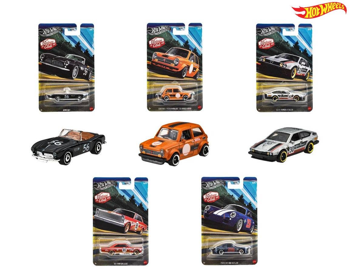 Hot Wheels Vintage Assortment - Vintage Grand Prix 1 Box (10pcs) (Waiting List)