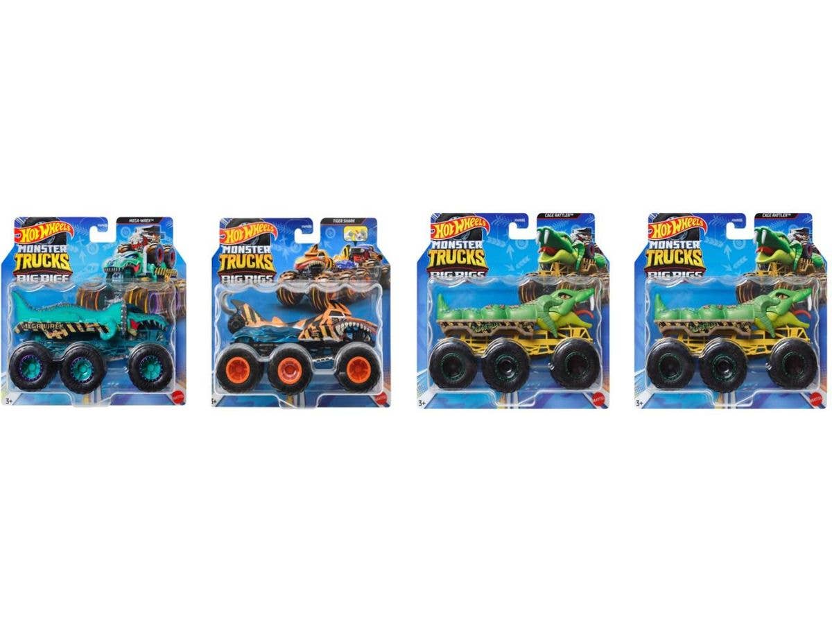 Hot Wheels Monster Truck Transporter Assortment 1Box 4pcs (Waiting List)