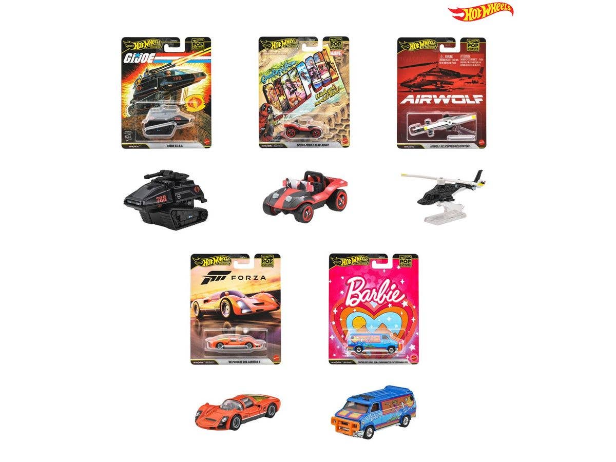 Hot Wheels Pop Culture Assortment 1 Box (10 pieces) (Waiting List)