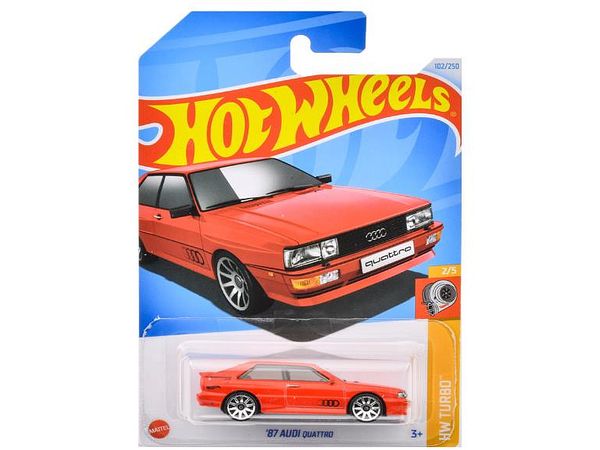 Hot Wheels Basic Car '87 Audi Quattro (HXP98-9866)