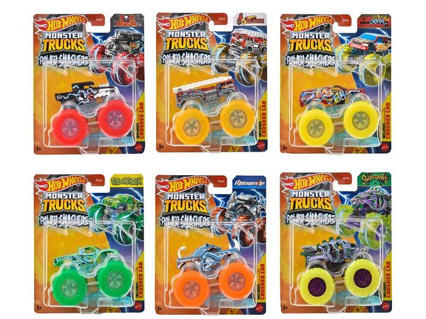 Hot Wheels Monster Truck Power Smashers Assortment 1Box 6pcs (HYJ19-986A)