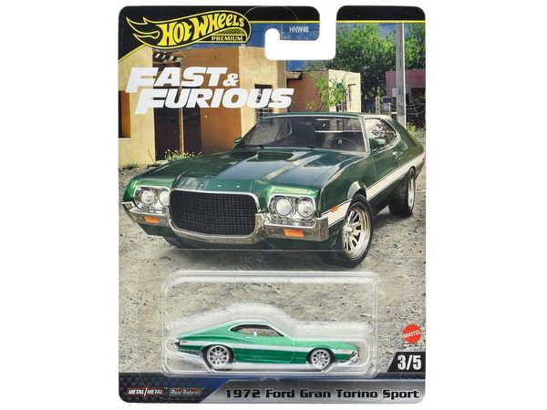 Hot Wheels The Fast and the Furious 1972 Ford Gran Torino Sport (HYP72-9866)