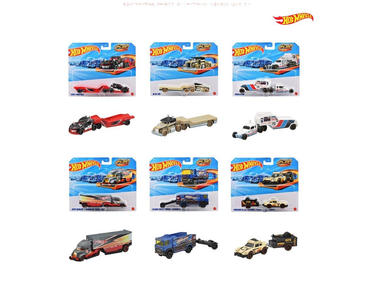 Hot Wheels Trucks Fleet Assortment 1 Box (6 pieces) (Waiting List)