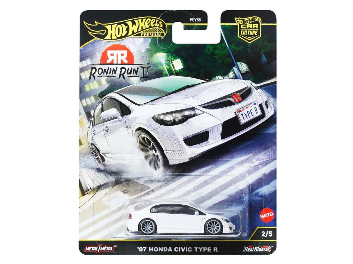 Hot Wheels Car Culture Ronin Run II '07 Honda Civic Type R (Waiting List)