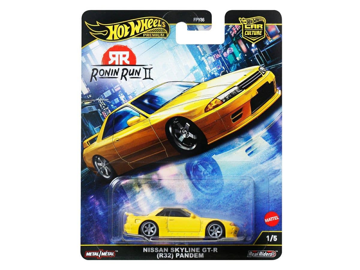 Hot Wheels Car Culture Ronin Run II Nissan Skyline Gt-R (R32) Pandem (Waiting List)