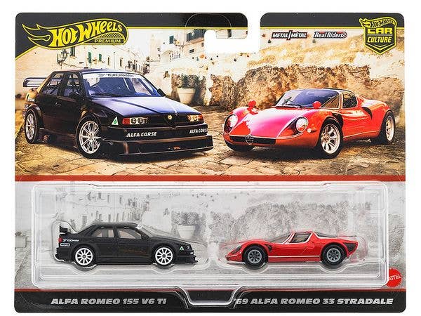 Premium 2-Pack Alfa Romeo 155 V6 Ti / '69 Alfa Romeo 33 Stradale (Waiting List)