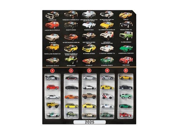 Hot Wheels Boulevard 25-Car Set