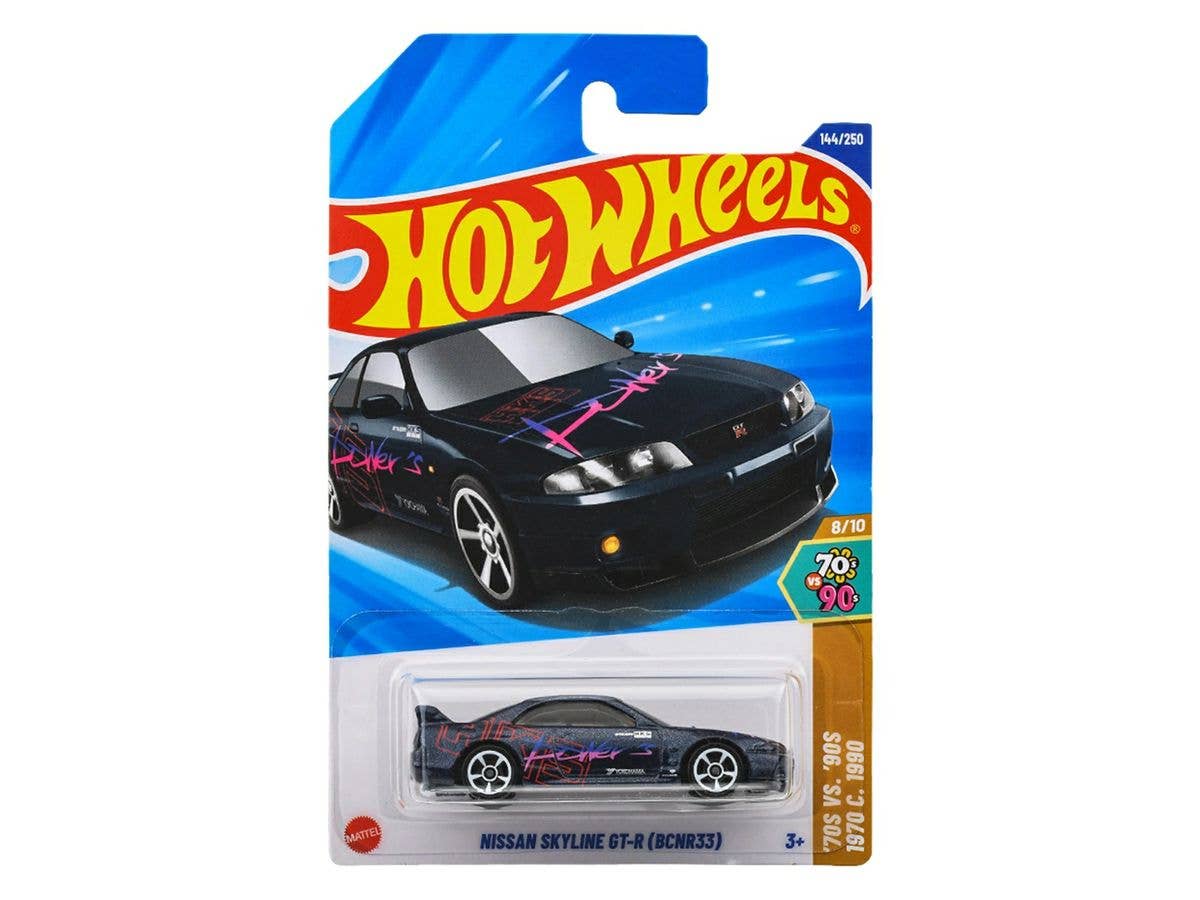 Hot Wheels Basic Car Nissan Skyline Gt-R (Bcnr33)