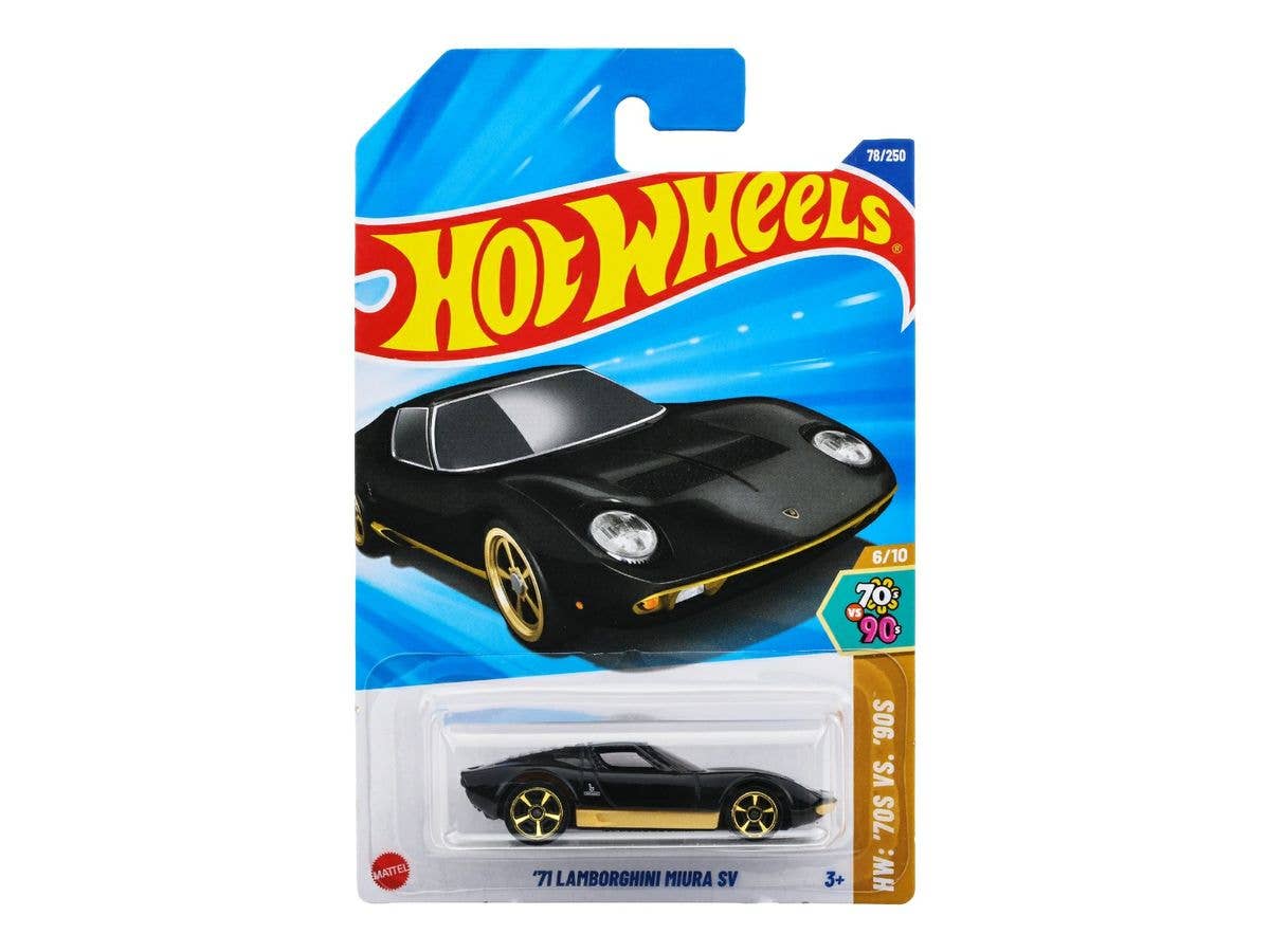 Hot Wheels Basic Car '71 Lamborghini Miura Sv (Waiting List)