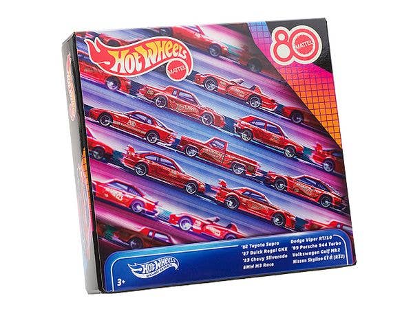 Hot Wheels Mattel 80Th Anniversary 8-Pack (Waiting List)
