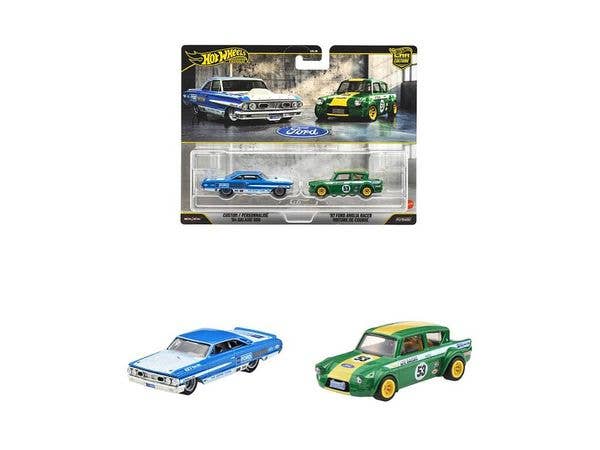 Hot Wheels Premium 2-Pack Custom '64 Galaxy 500 / '67 Ford Anglia Racer (Waiting List)