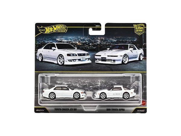 Hot Wheels Premium 2-Pack: Toyota Chaser JZX 100 / 1989 Toyota Supra (Waiting List)