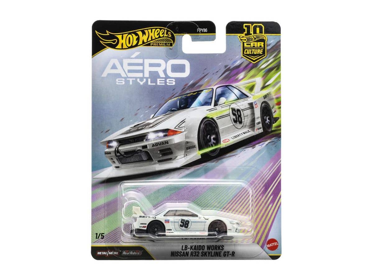 Hot Wheels Car Culture Aero Styles LB-Street Works Nissan R32 Skyline GT-R (Waiting List)