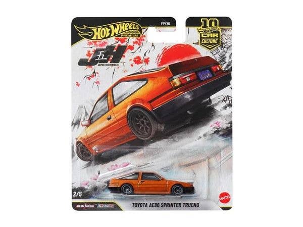 Hot Wheels Car Culture Japan Historics 5 Toyota AE86 Sprinter Trueno (Waiting List)