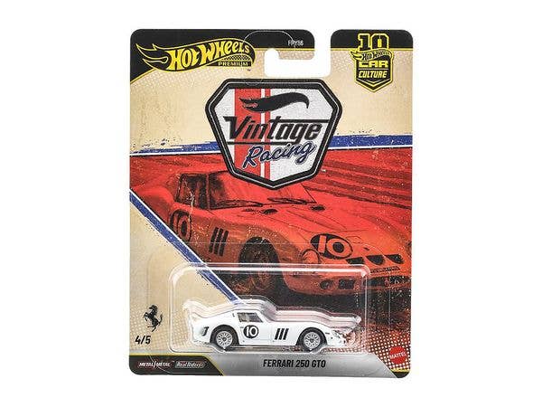 Hot Wheels Car Culture Vintage Racing Ferrari 250 GTO