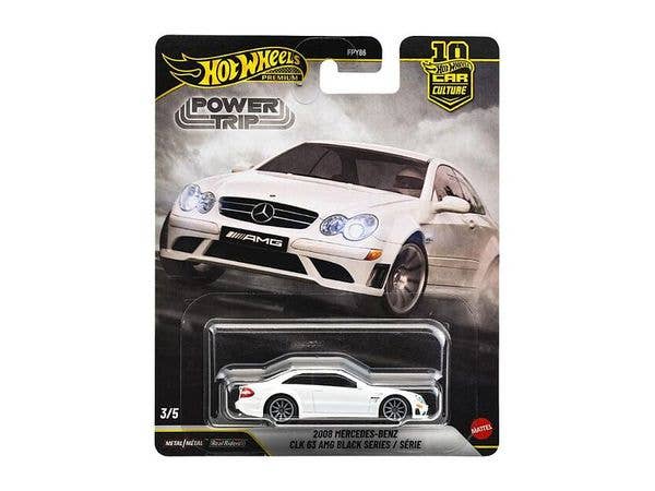 Hot Wheels Car Culture Power Trip 2008 Mercedes-Benz CLK 63 AMG Black Series (Waiting List)