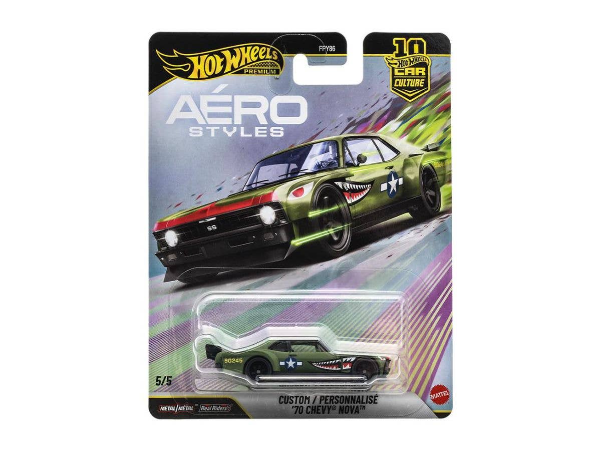 Hot Wheels Car Culture Aerostyles Custom '70 Chevy Nova (Waiting List)