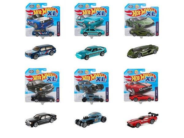 Hot Wheels XL Basic Car Assortment 1 Box 6pcs (Waiting List)