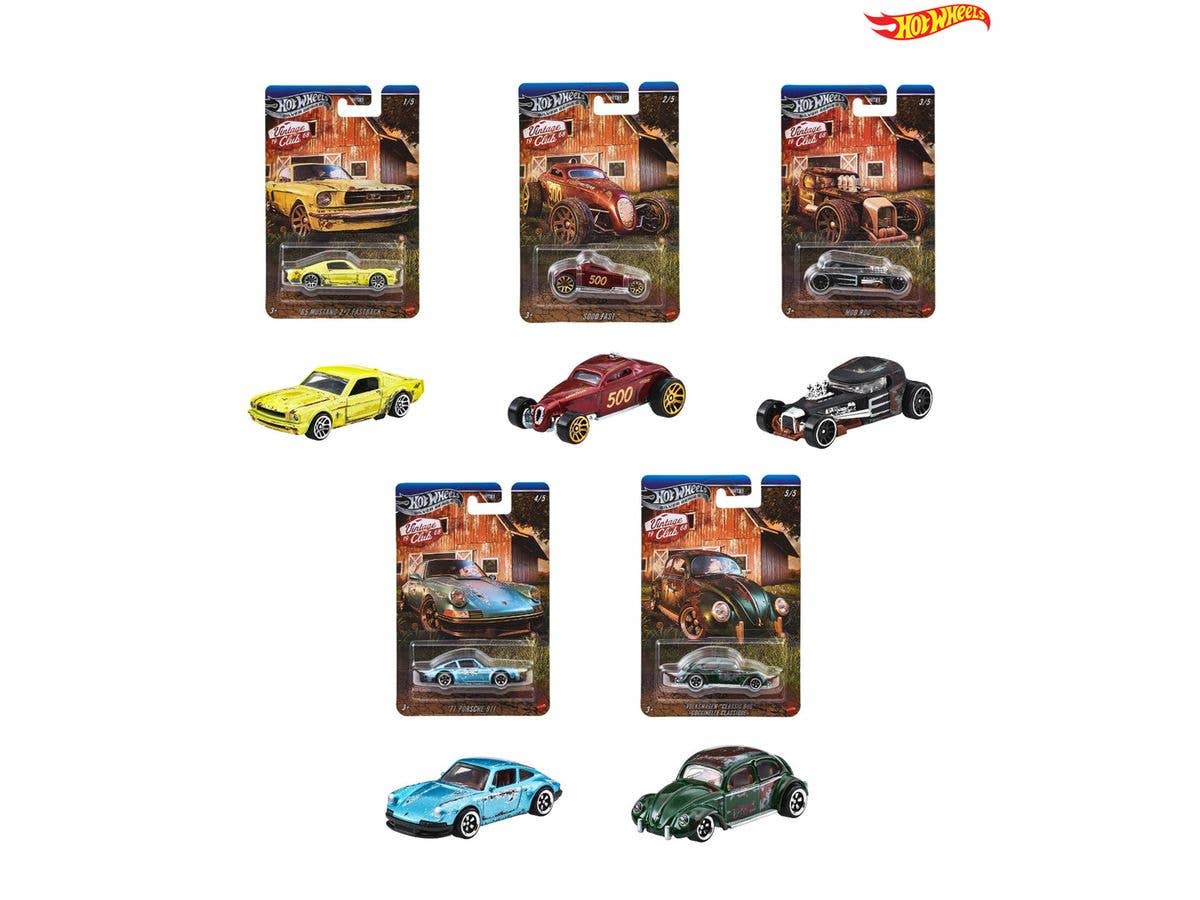 Hot Wheels Vintage Assortment - Burn Fines 1 Box 10pcs (Waiting List)