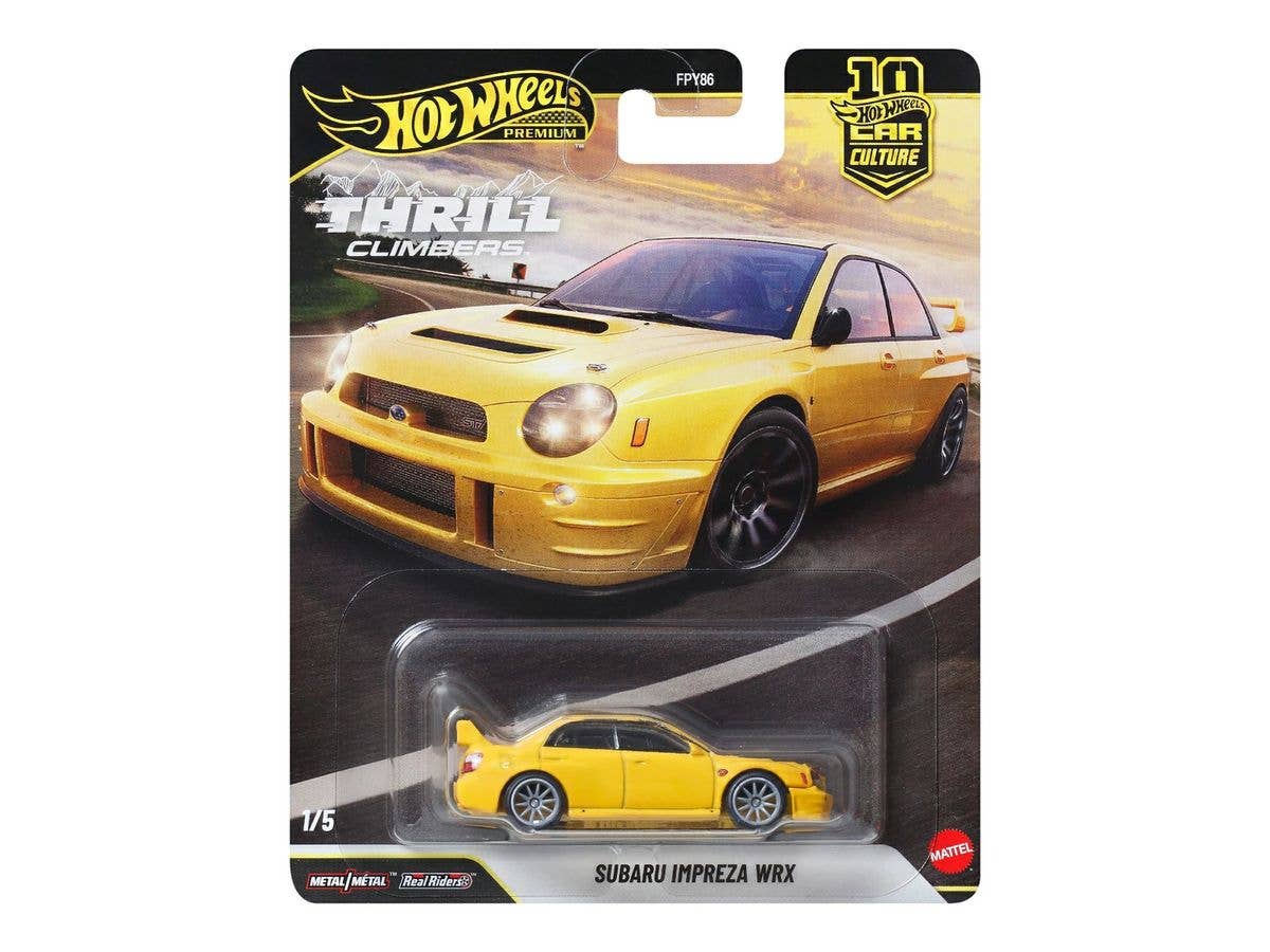 Hot Wheels Car Culture Thrill Climbers Subaru Impreza WRX (Waiting List)