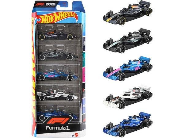 Hot Wheels Basic Car F1 5-Car Pack (Waiting List)