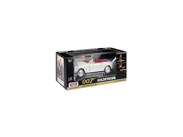 James Bond 1964 1/2 Ford Mustang Convertible Goldfinger White