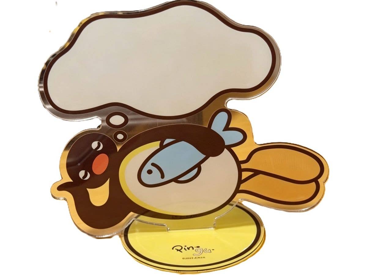 Pingu lying win penguin stand clip