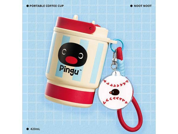 Pingu: Baseball Travel Tumbler