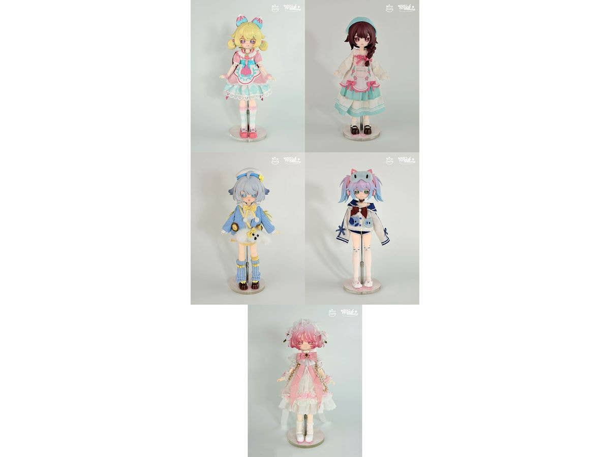 FLEEING STAR Wish Maiden Series Trading Doll 1Box 4pcs