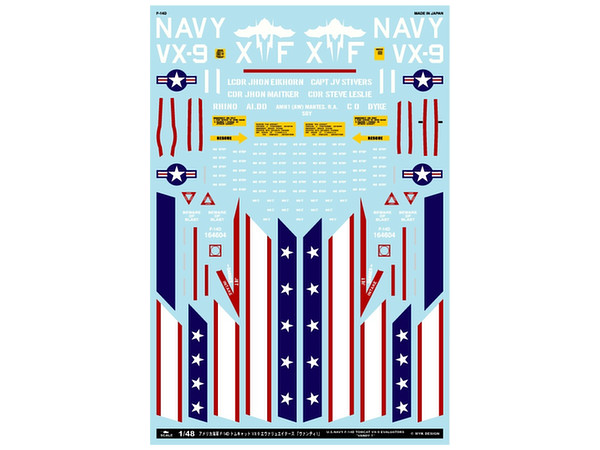 F-14D Tomcat VX-9 Evaluators Vandy 1 Decal