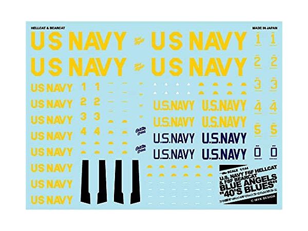 US Navy F6F Hellcat & F8F Paircat Blue Angels "40'S Blues"