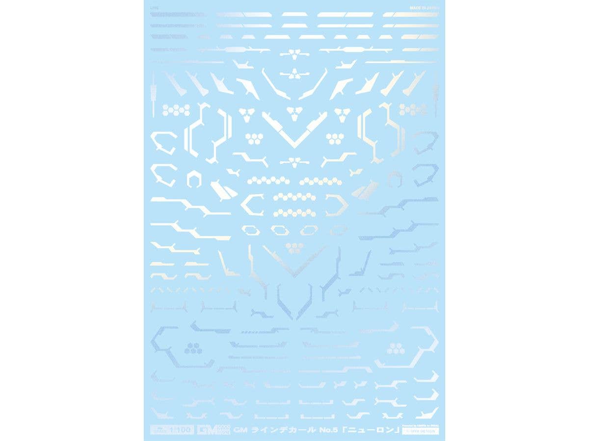 GM Line Decal No.5 Neuron Pearl Blue