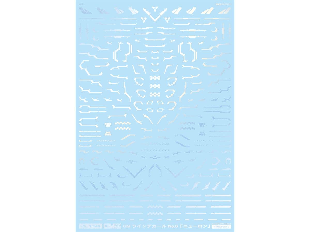 GM Line Decal No.6 Neuron Pearl Blue