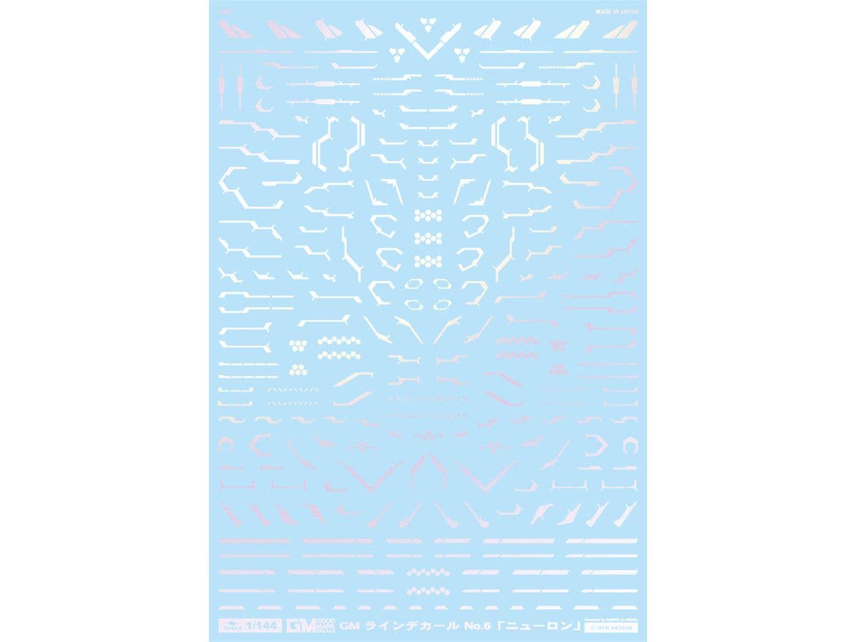 GM Line Decal No.6 Neuron Pearl Red