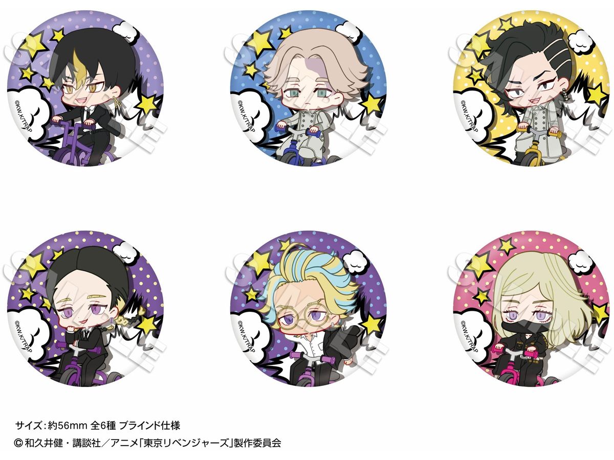 Tokyo Revengers: Trading Can Badge RINRINser. vol.2 1Box (6pcs)