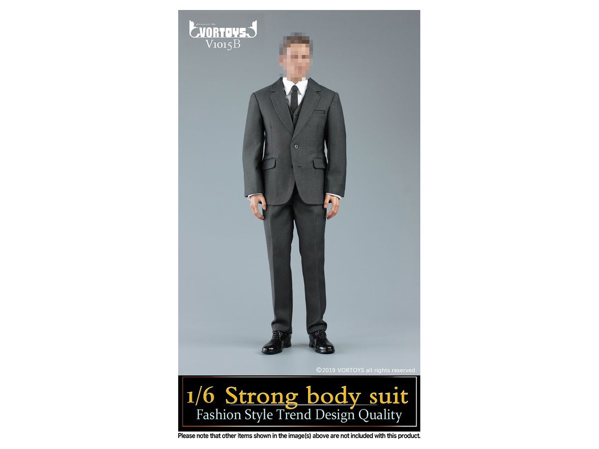 Strong Body Suit B Gray