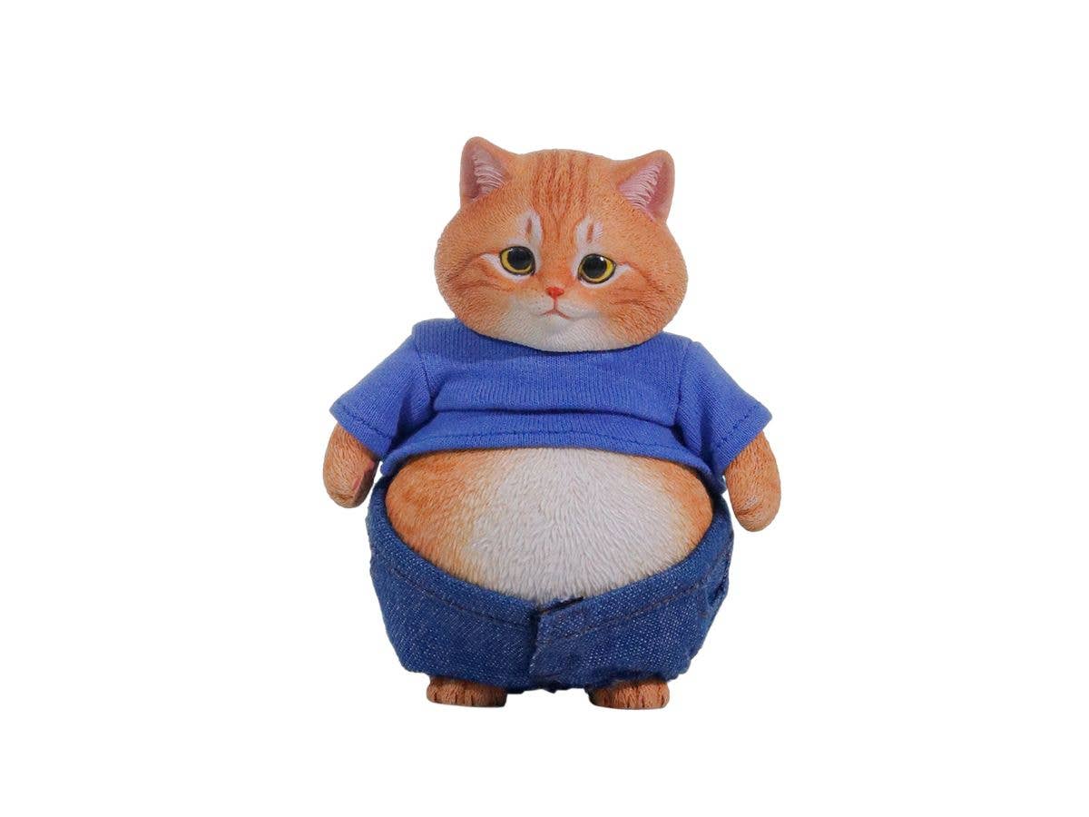 Double One x Lieji Chubby Cat Brown Tabby