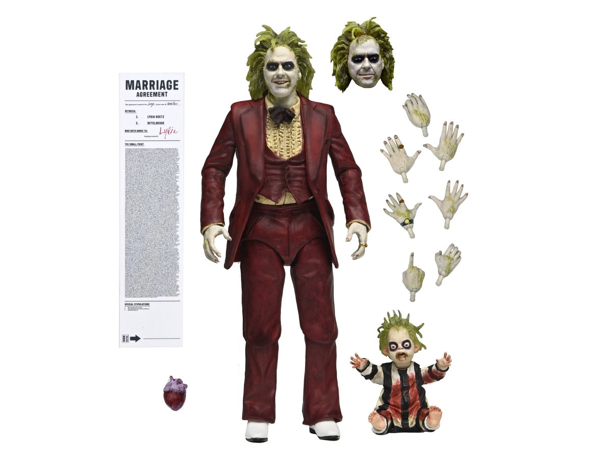 Beetlejuice Beetlejuice / Beetlejuice Ultimate 7 inch Action Figure Red Tuxedo ver.