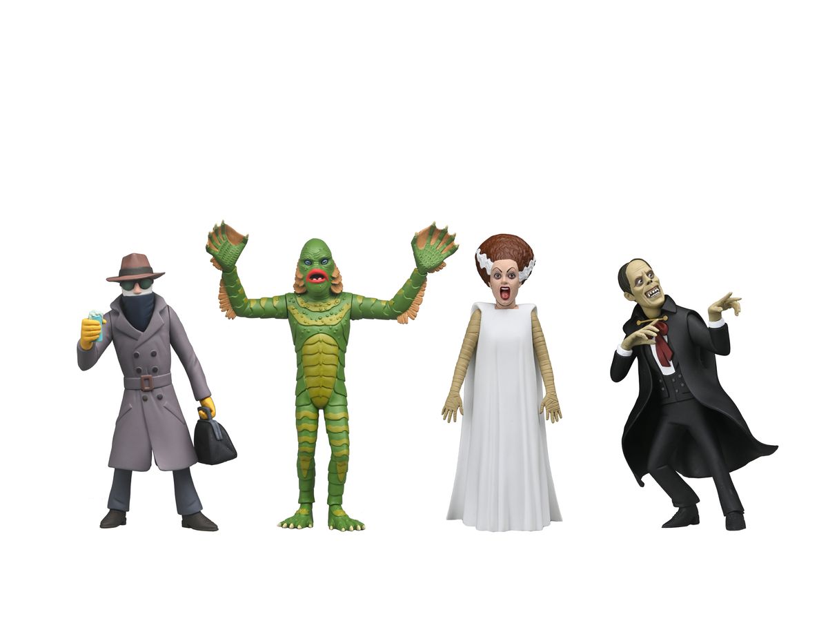 TOONITARS/ UNIVERSAL MONSTERS: STYLISH 6-INCH ACTION FIGURES WAVE 2 SET OF 4