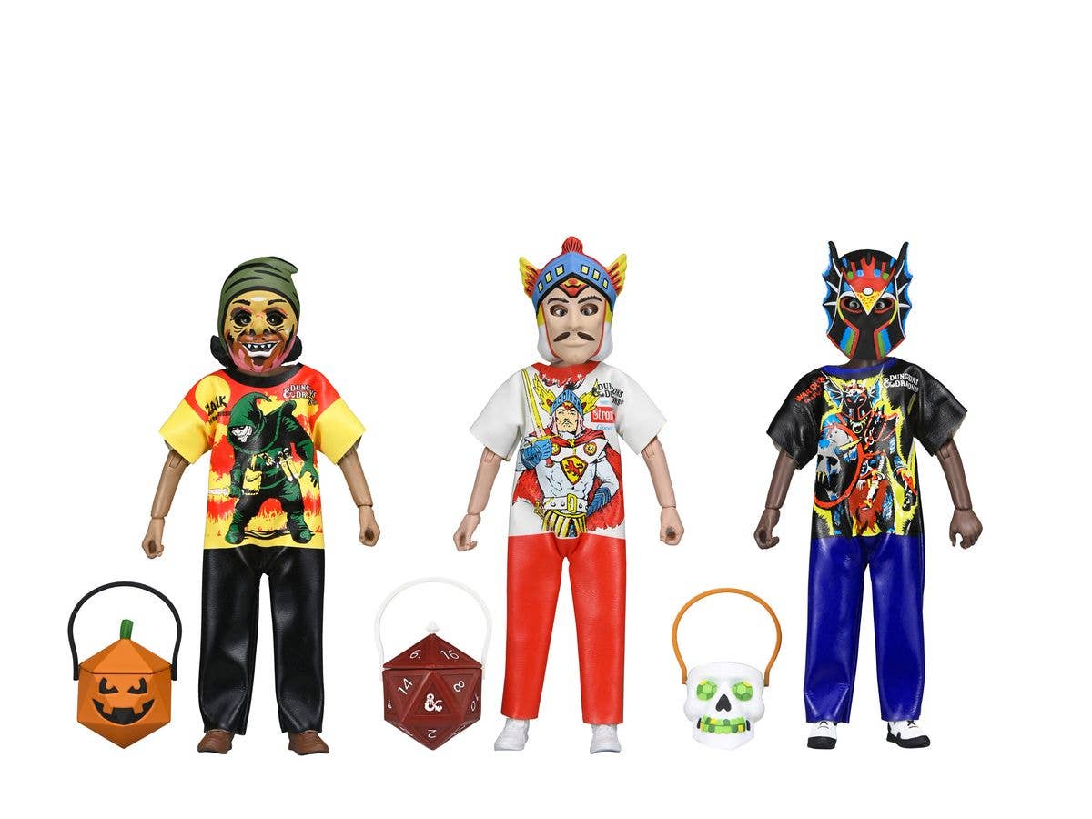 Ben Cooper Original Halloween Costume Kids Collection 6-inch Action Doll: Dungeons & Dragons Costume Set of 3
