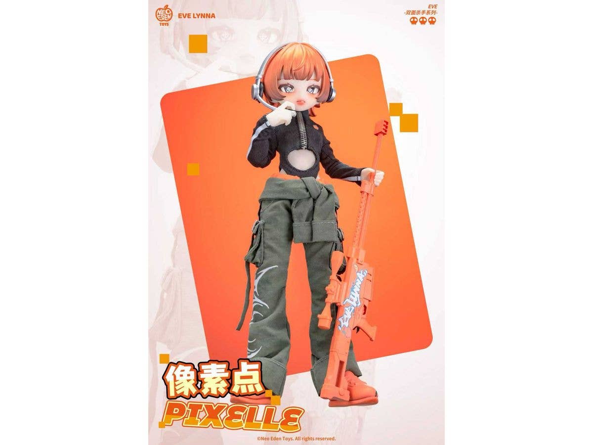 Eve lynna Two-Faced Killer Series Doll PIXELLE