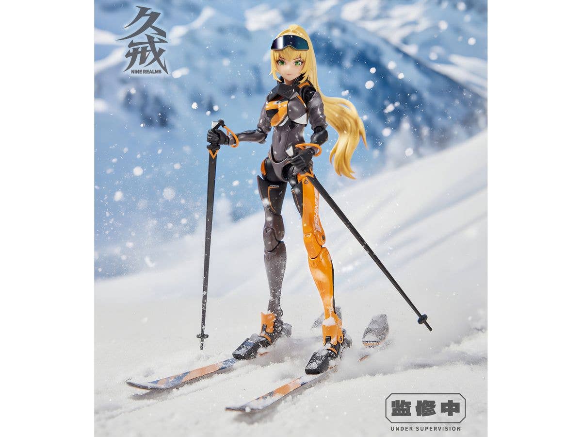 Extreme Girl Series Shining Alloy Movable Figure