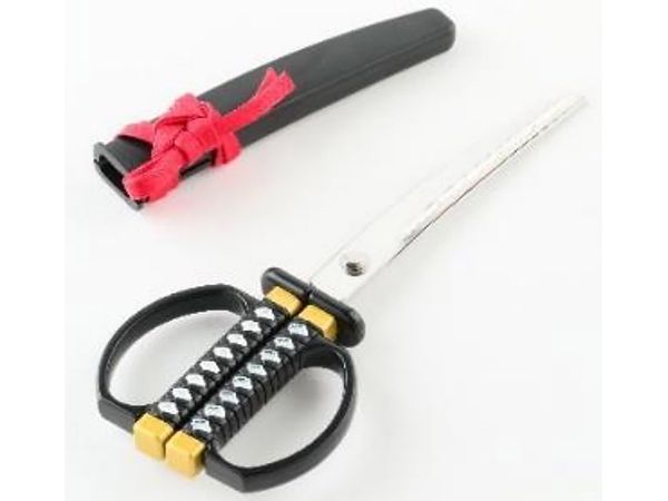 Japanese Sword Scissors Black