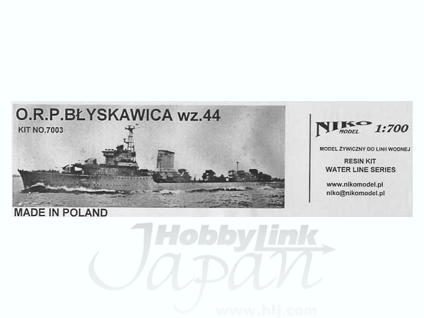 Polish Destroyer Blyskawica 1944