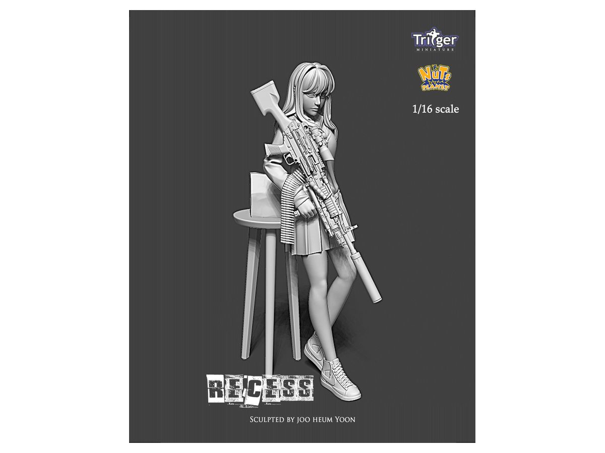 Recess (120mm) Lady Gunner Taking a Lunch Break