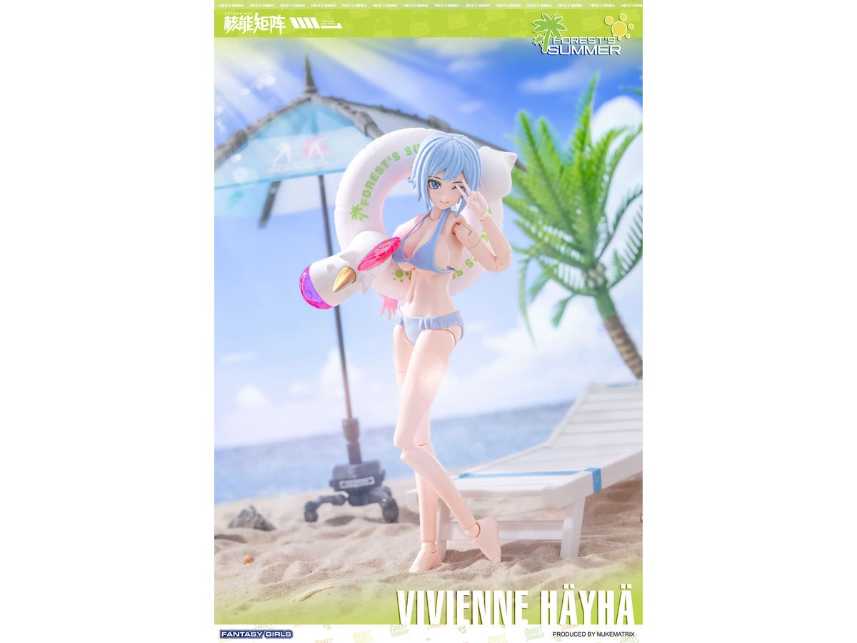 Forest's Summer FANTASY GIRLS Vivienne Hayha Plastic Model Kit (1/10.5)